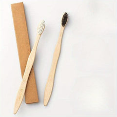 10pcs Biodegradable Bamboo Toothbrushes BPA Soft Bristles Natural Eco Friendly