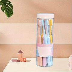 10/20pcs Soft Hair Toothbrush Adult High Density Brush Silk