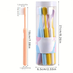 10/20pcs Soft Hair Toothbrush Adult High Density Brush Silk