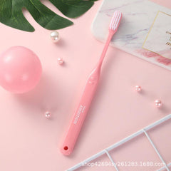 Rainbow Sharpening Silk Toothbrush Adult Travel Soft Hair Portable
