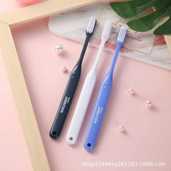 Rainbow Sharpening Silk Toothbrush Adult Travel Soft Hair Portable