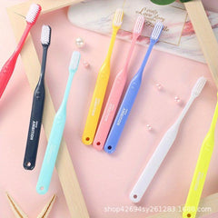Rainbow Sharpening Silk Toothbrush Adult Travel Soft Hair Portable