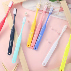 Rainbow Sharpening Silk Toothbrush Adult Travel Soft Hair Portable