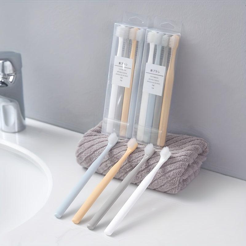 4pcs Soft Hair Couple Toothbrush Family Pack
