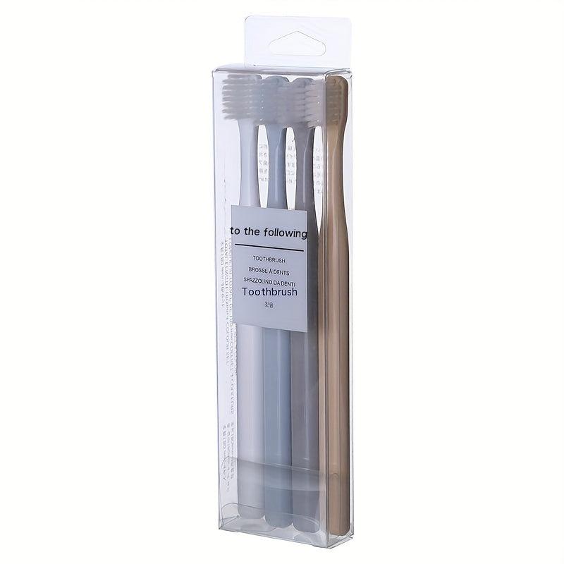 4pcs Soft Hair Couple Toothbrush Family Pack