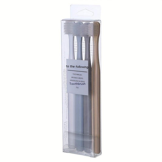 4pcs Soft Hair Couple Toothbrush Family Pack