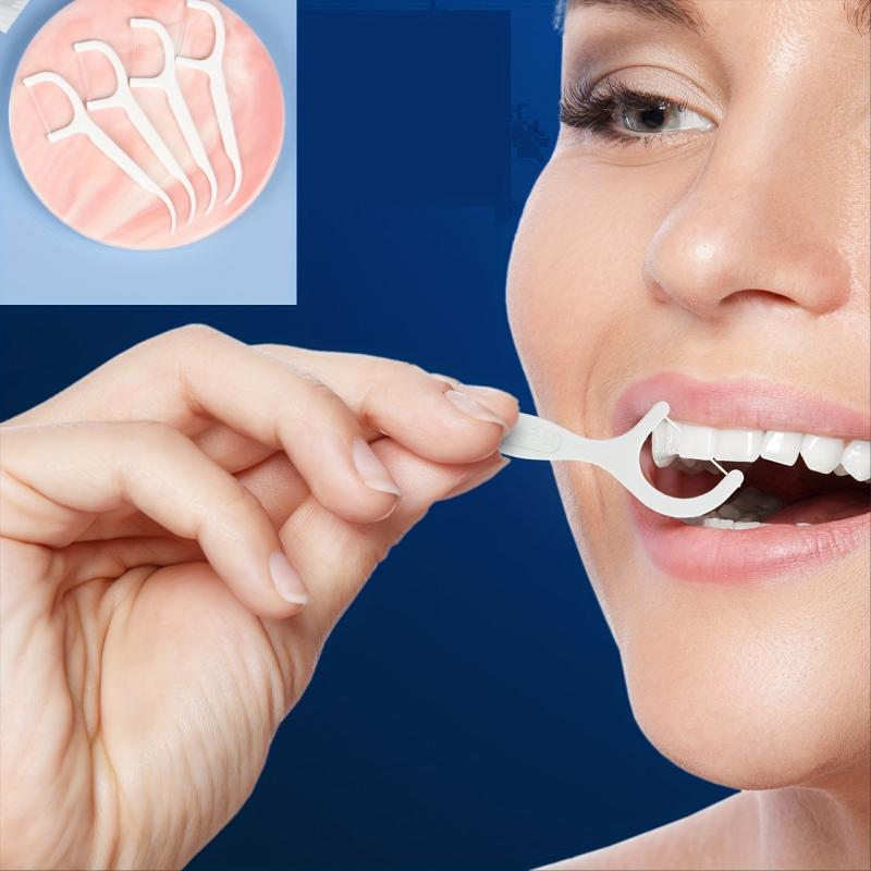 Floss Picks Dental Floss Picks With Travel Handy Cases Flossers Family Package