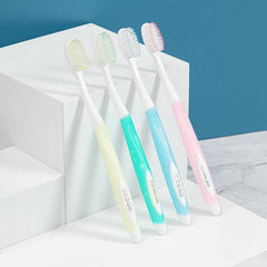 4pcs Portable Folding Toothbrush Soft Bristle Travel Camping Business Trip