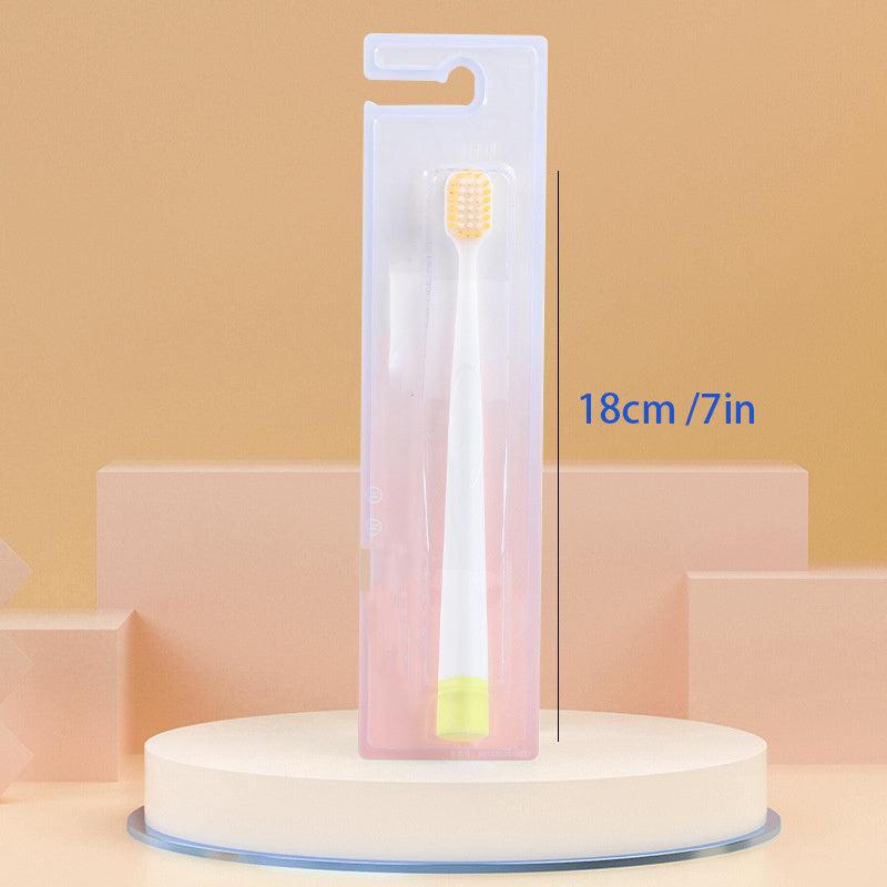 Wide Head Adult Cleaning Toothbrush Soft Hair Spot