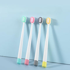 Wide Head Adult Cleaning Toothbrush Soft Hair Spot