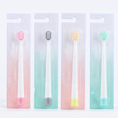 Wide Head Adult Cleaning Toothbrush Soft Hair Spot