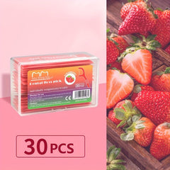 30pcs Fruit Flavored Dental Floss in Independent Packaging