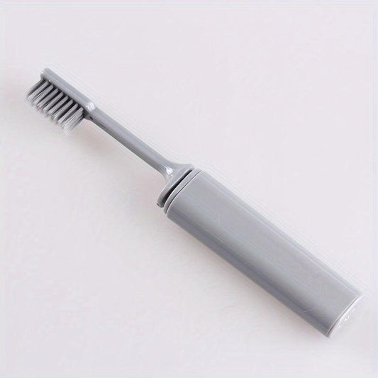 Folding Bamboo Charcoal Toothbrush Soft Bristle Travel Supplies