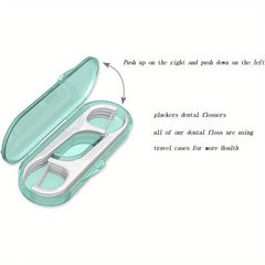 Dental Floss Box Travel Floss Toothpick Stick Ultra Fine Floss Pick