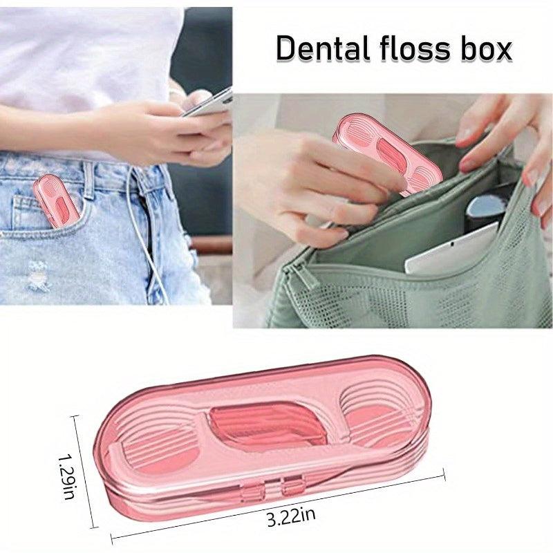 Dental Floss Box Travel Floss Toothpick Stick Ultra Fine Floss Pick