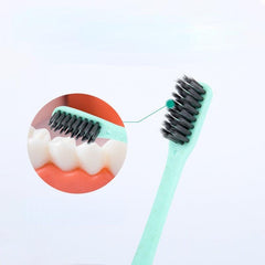 Wheat Straw Toothbrush Soft Bristle Bamboo Charcoal Adult Toothbrush