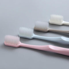 Bamboo Charcoal Soft Hair Toothbrush Set - 4pcs