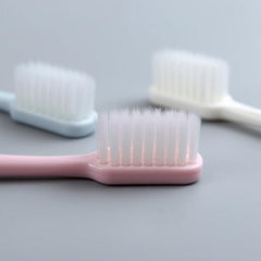 Bamboo Charcoal Soft Hair Toothbrush Set - 4pcs
