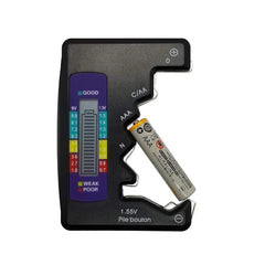 Digital Tester for AA AAA 9V 1.5V Button Cell Capacity LCD Display
