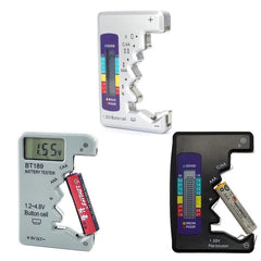 Digital Tester for AA AAA 9V 1.5V Button Cell Capacity LCD Display