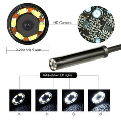 5.5mm Endoscope Car Inspection Camera Magnet Waterproof Mirror Android Video
