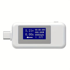 Portable USB Tester Capacity Power For USB C Laptop Type C LCD