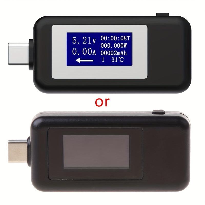 Portable USB Tester Capacity Power For USB C Laptop Type C LCD