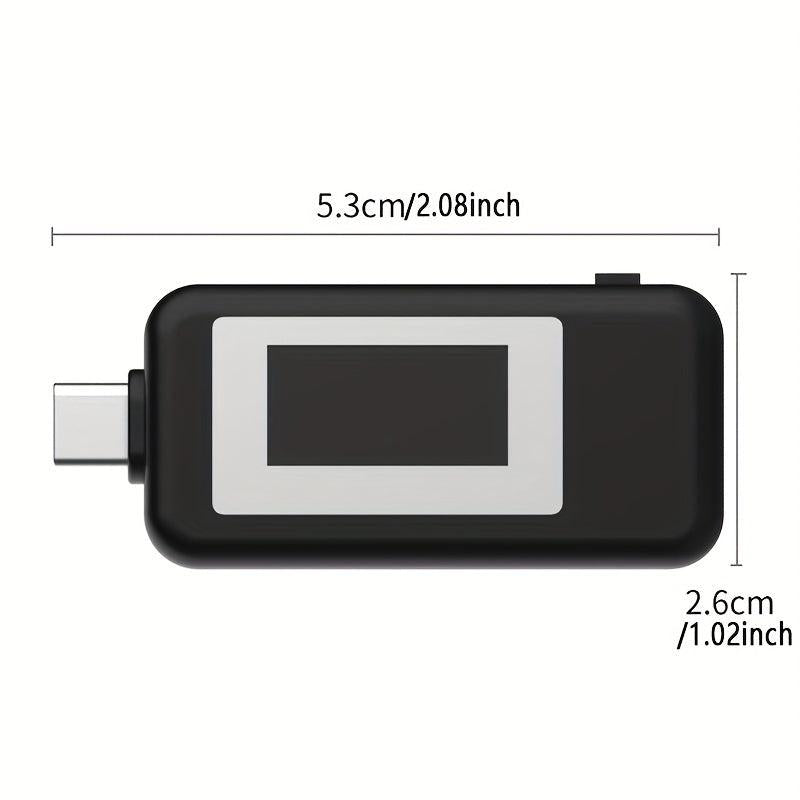 Portable USB Tester Capacity Power For USB C Laptop Type C LCD