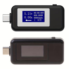 Portable USB Tester Capacity Power For USB C Laptop Type C LCD