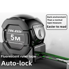 High Tech Self-Locking Tape Measure 5m Steel Ruler
