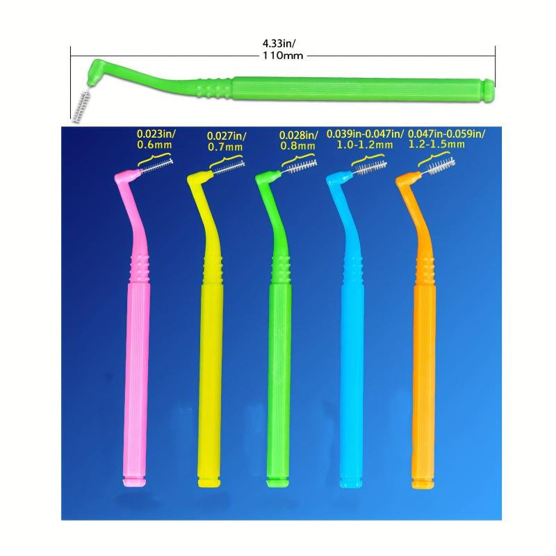 10pcs Mixed Size Dental Floss Brushes - Meet Your Different Needs