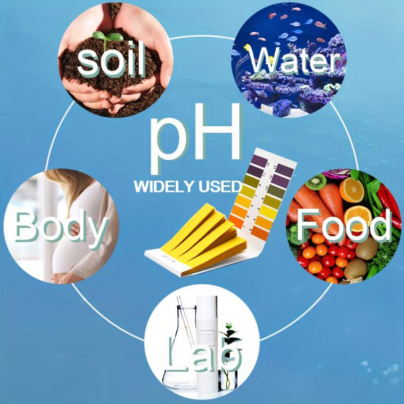 PH 1-14 Test Paper with Storage Box for Experiments