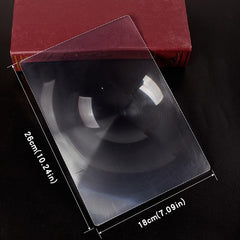 A4 Handheld Magnifier Ultra Thin Reading Magnifying Glass
