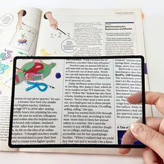A4 Handheld Magnifier Ultra Thin Reading Magnifying Glass
