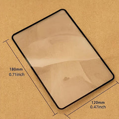 A4 Handheld Magnifier Ultra Thin Reading Magnifying Glass
