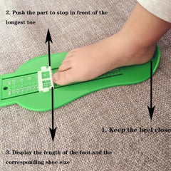Baby Foot Measuring Instrument for Shoe Size 0-6 Years