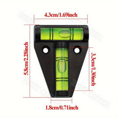 2pcs T type Spirit Level Mini Two Ways T type Styles Spirit Level Bubble