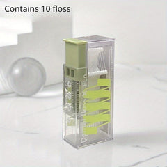 Portable Dental Floss Box Auto Pop-up Storage Box Toothpick Box