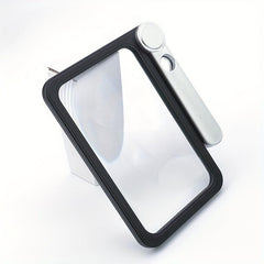 5X Magnifier Foldable Large Rectangular Reading Magnifier for Low Vision Seniors