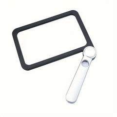 5X Magnifier Foldable Large Rectangular Reading Magnifier for Low Vision Seniors
