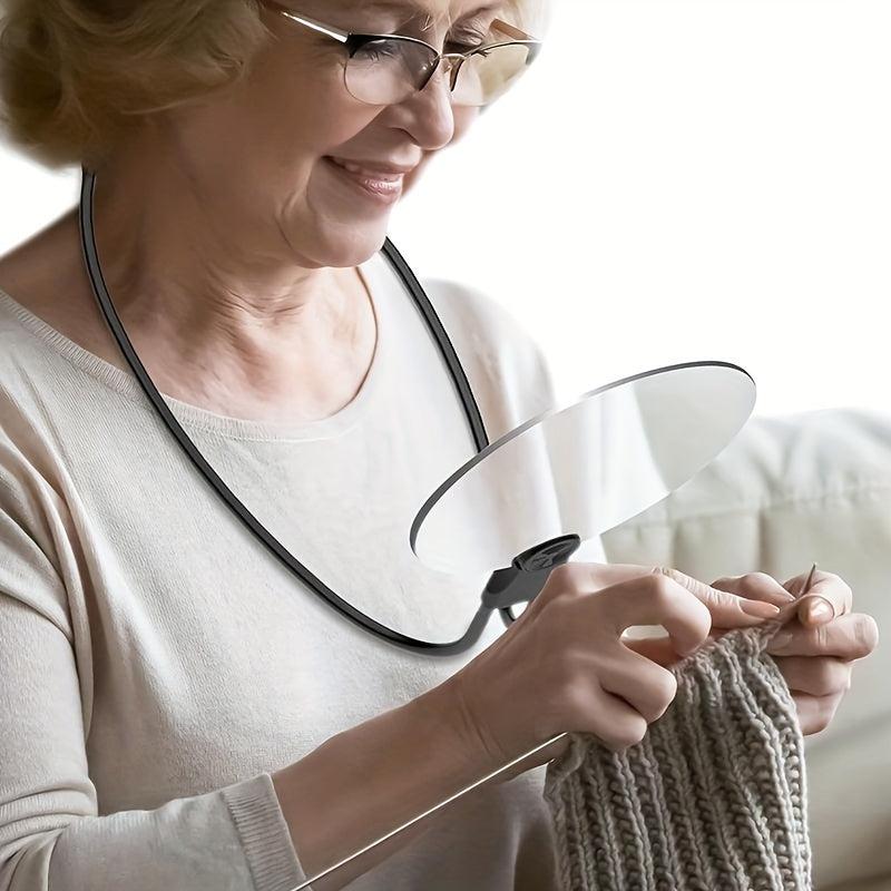 Large Full Page View Magnifying Glass for Seniors Men and Women