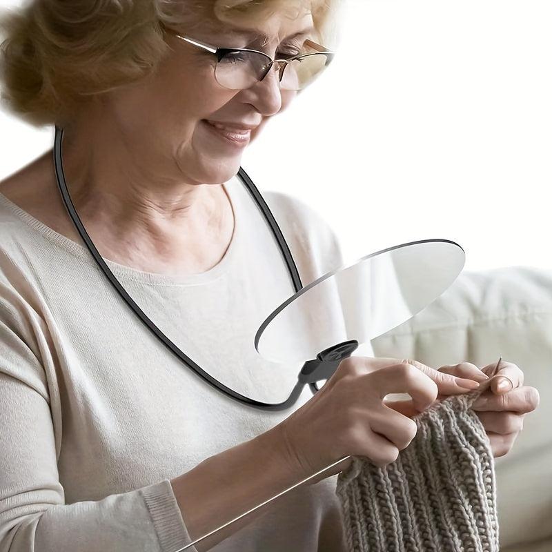 Large Full Page View Magnifying Glass for Seniors Men and Women