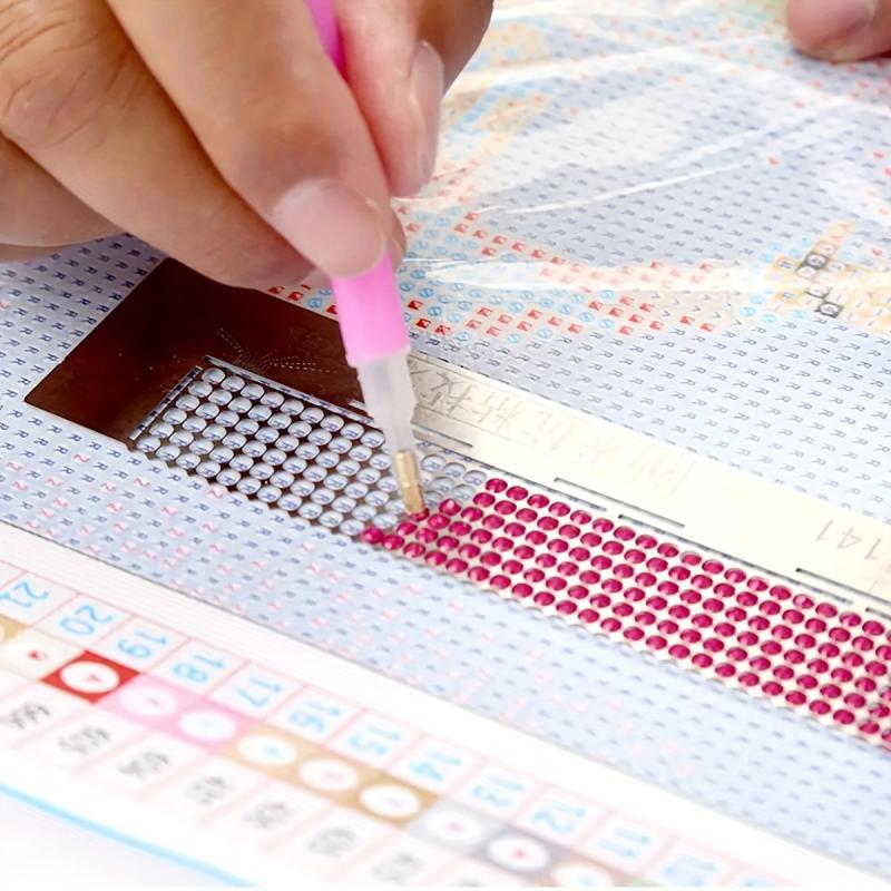 DIY Diamond Painting Cross Stitch Tools Ruler Round Diamond Embroidery Accessory