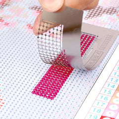 DIY Diamond Painting Cross Stitch Tools Ruler Round Diamond Embroidery Accessory