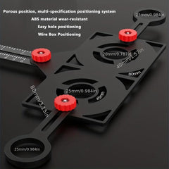 Positioning Angle Ruler Folding Universal Tile Opening Locator Woodworking Ruler
