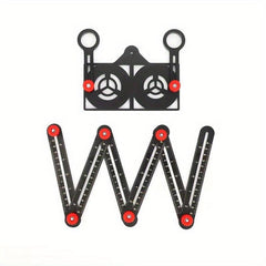 Positioning Angle Ruler Folding Universal Tile Opening Locator Woodworking Ruler