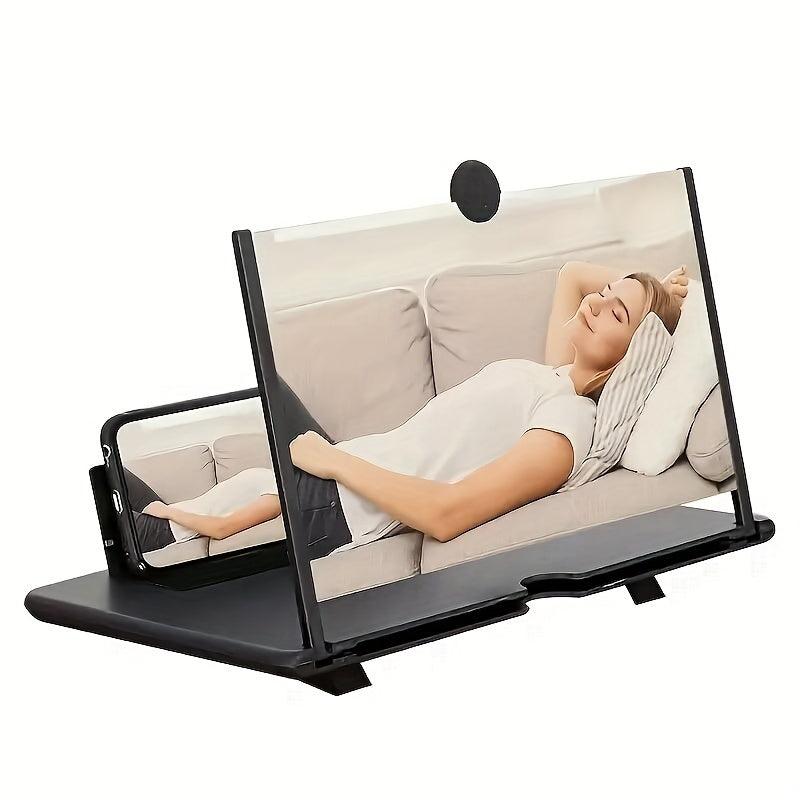 Hand Pull Bracket 3D HD Magnifying Glass Projector