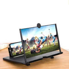 Hand Pull Bracket 3D HD Magnifying Glass Projector