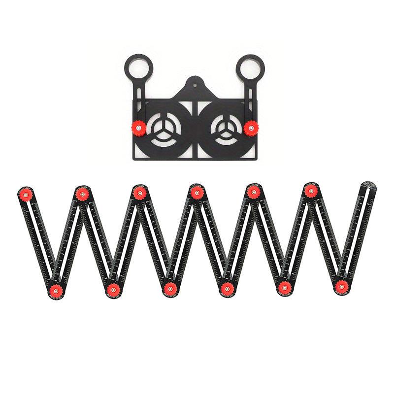 Aluminium Angle Ruler Finder Measuring Mold Template Tool Drill Guide