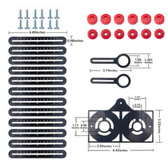 Aluminium Angle Ruler Finder Measuring Mold Template Tool Drill Guide